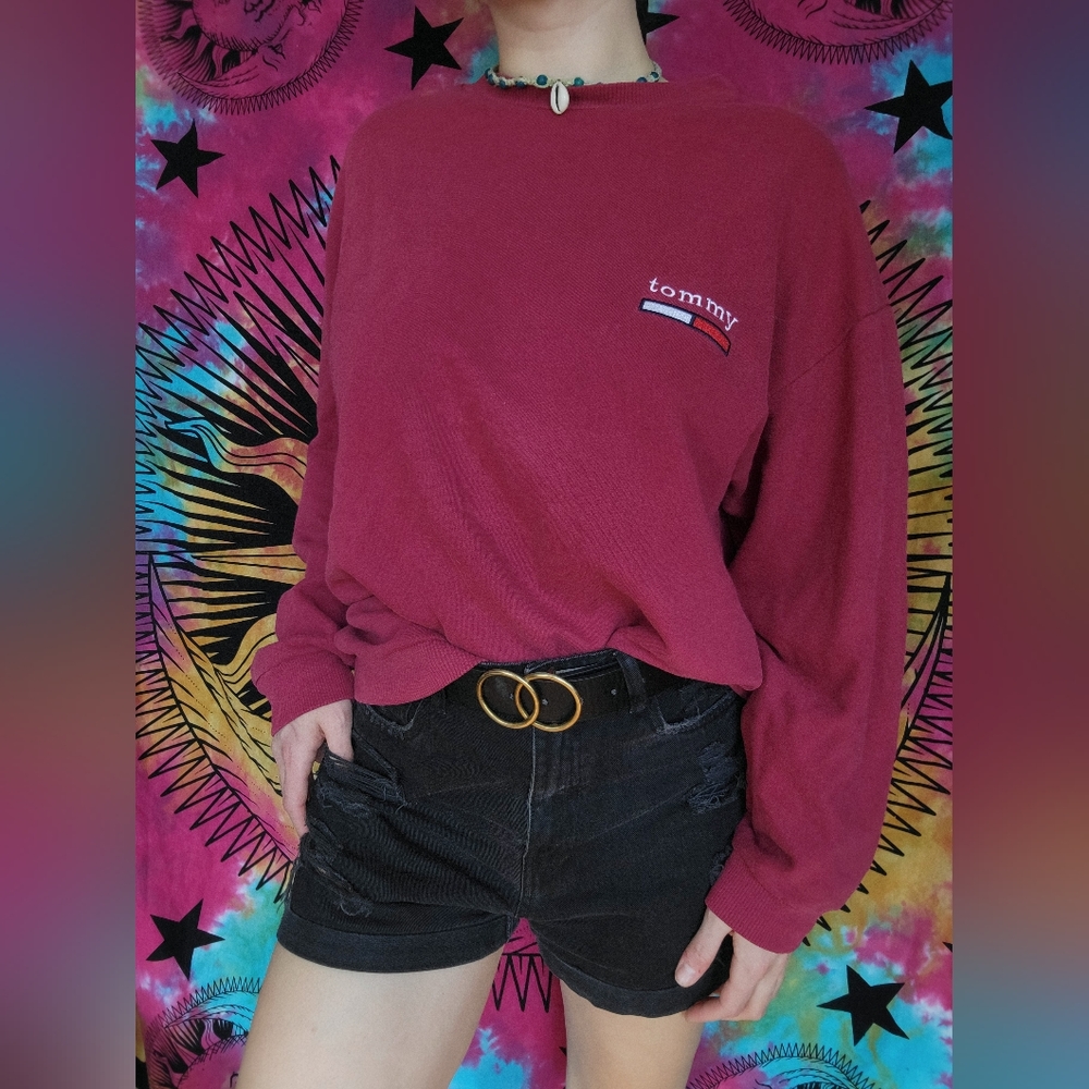 Tommy Hilfiger - Maroon Vintage Sweatshirt